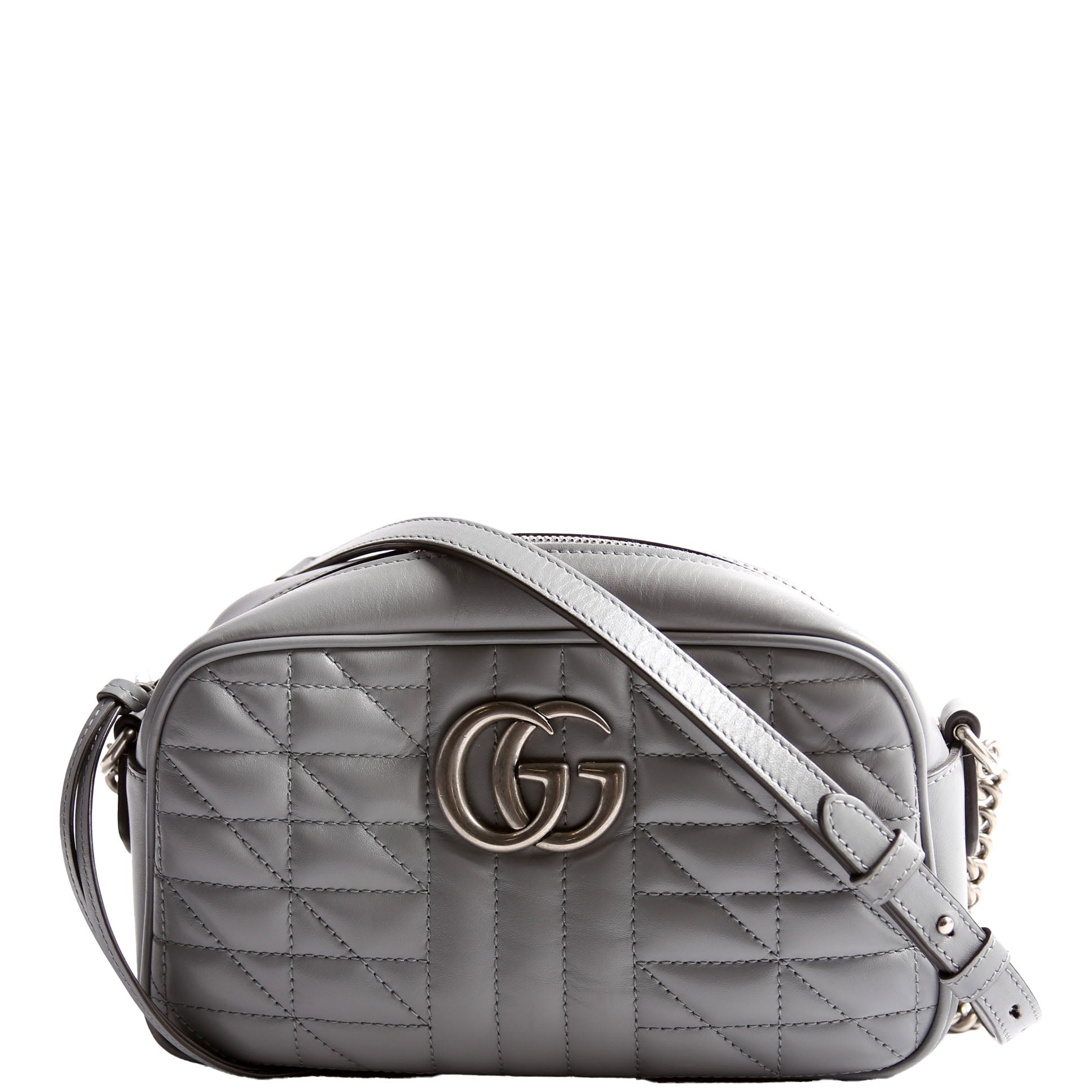 Gucci 447632 Marmont Aria Small Camera Grey