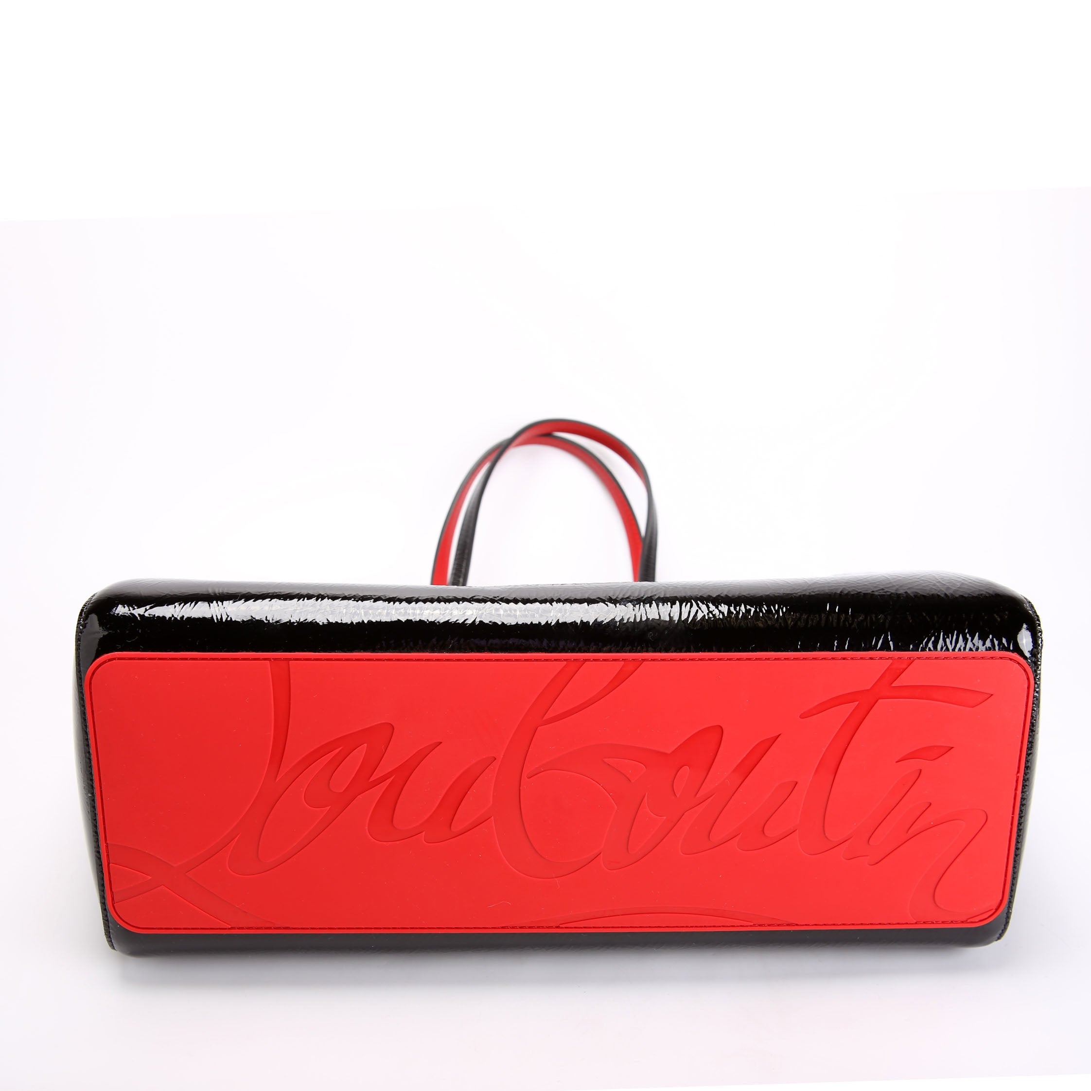 Cabata Small Tote With Pouch Patent Leather Black