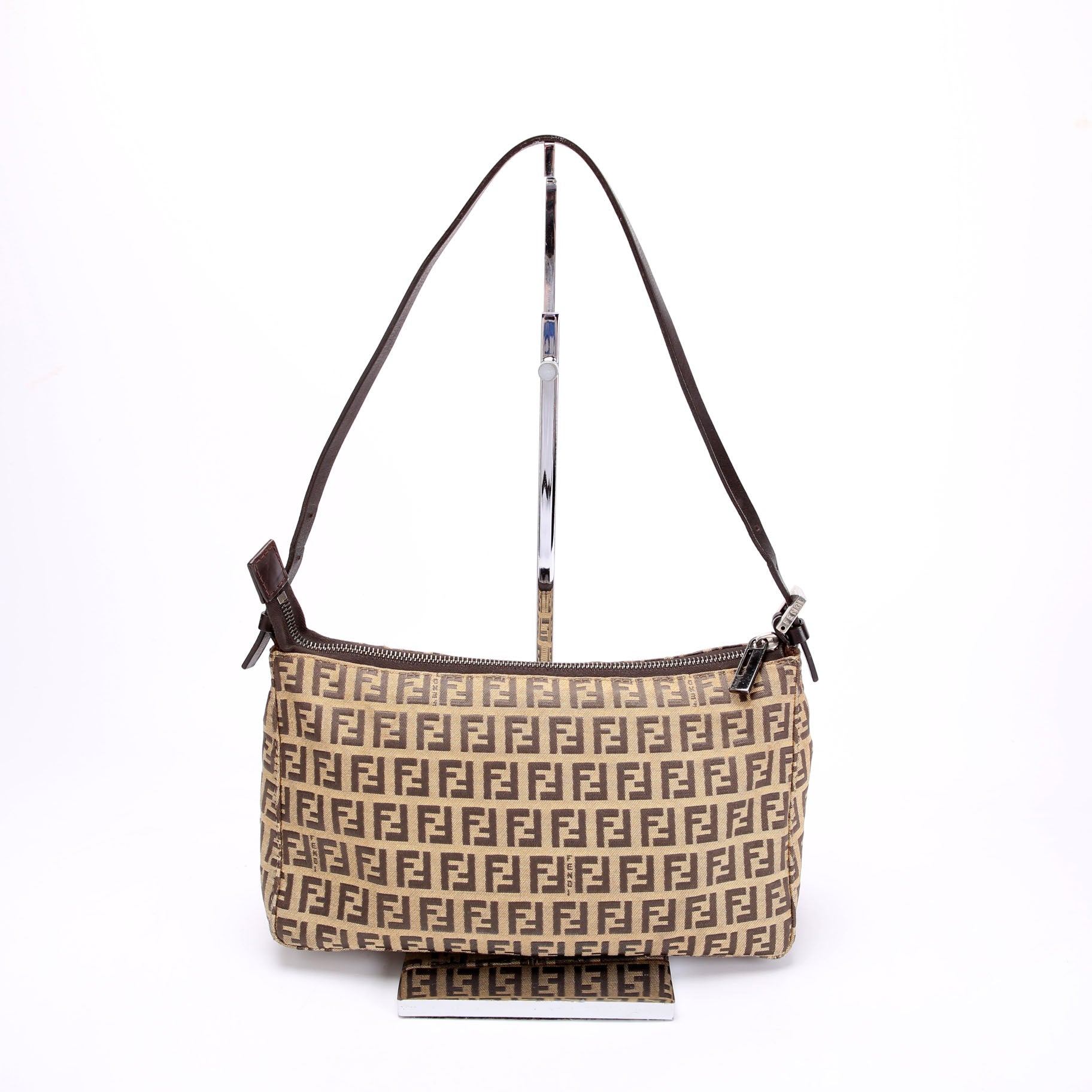8BR136 Zucchino Mini Pochette Brown/Beige