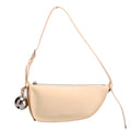 Mini Shield Leather Sling Bag Cream