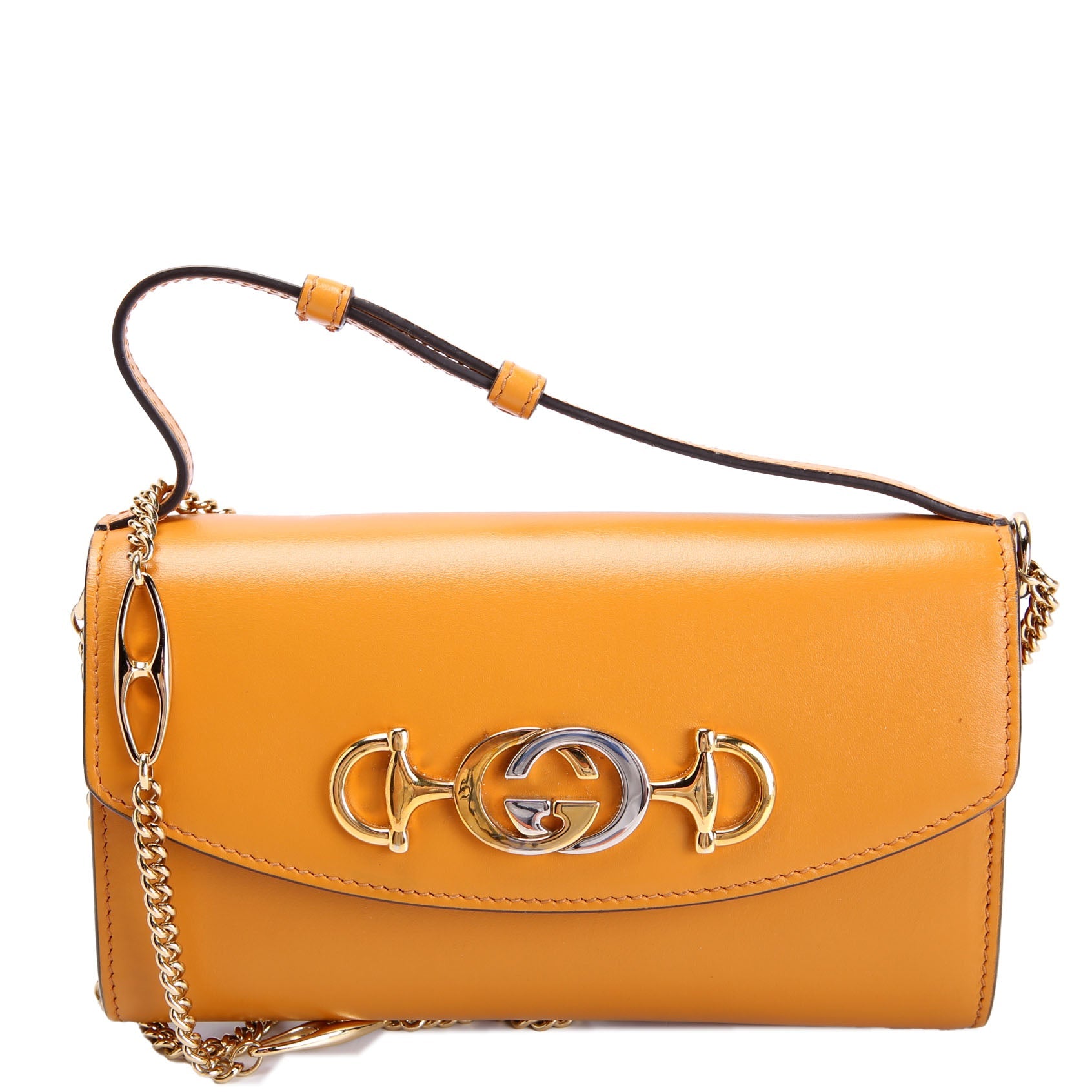 Gucci 564718 Zumi Mini Shoulder Bag Ochre