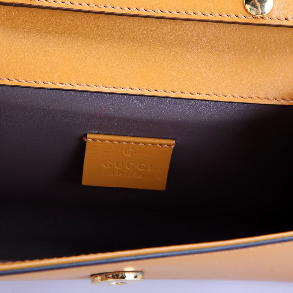 Gucci 564718 Zumi Mini Shoulder Bag Ochre