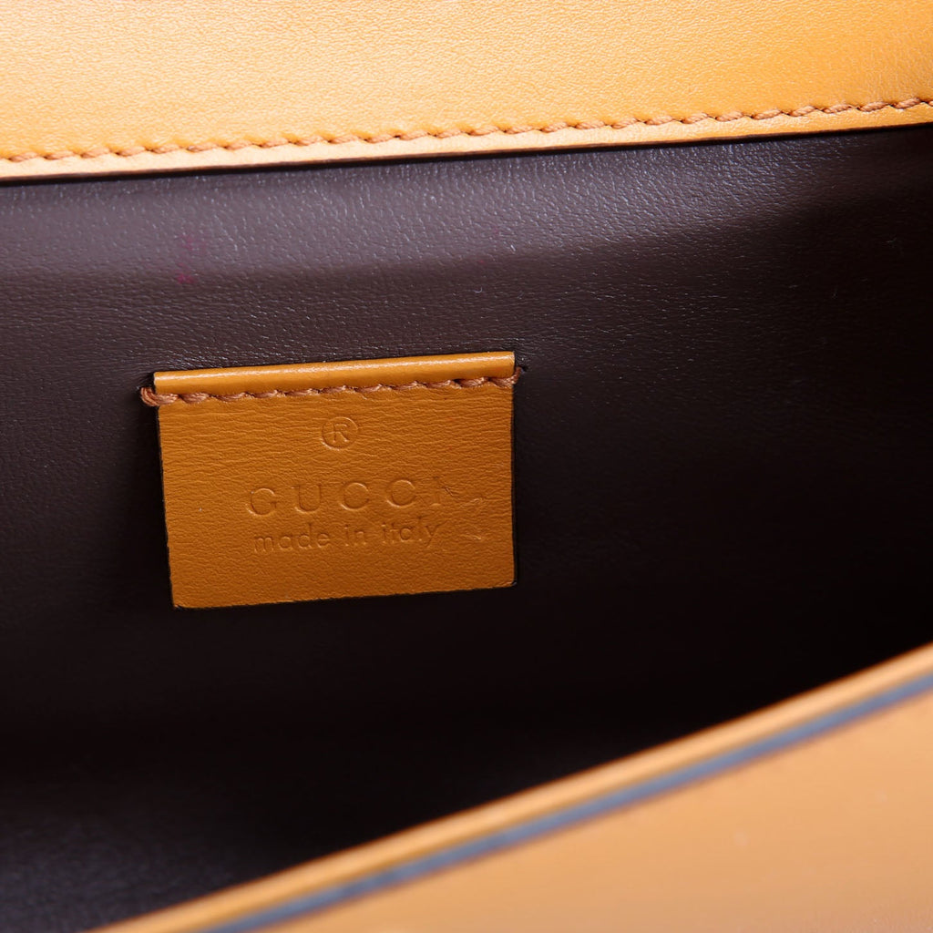 Gucci 564718 Zumi Mini Shoulder Bag Ochre