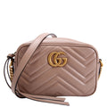 Gucci 448065 Marmont Mini Camera Bag Tan