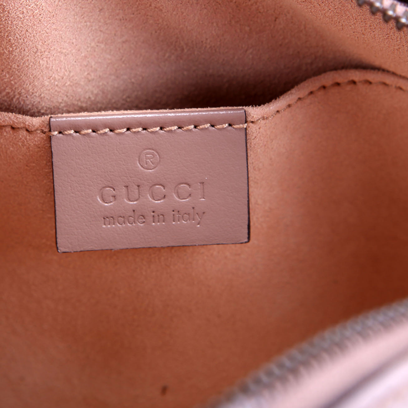 Gucci 448065 Marmont Mini Camera Bag Tan