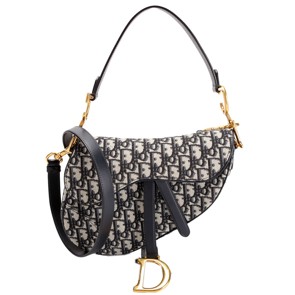 Saddle Bag With Jacquard Strap Oblique