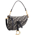 Saddle Bag With Jacquard Strap Oblique