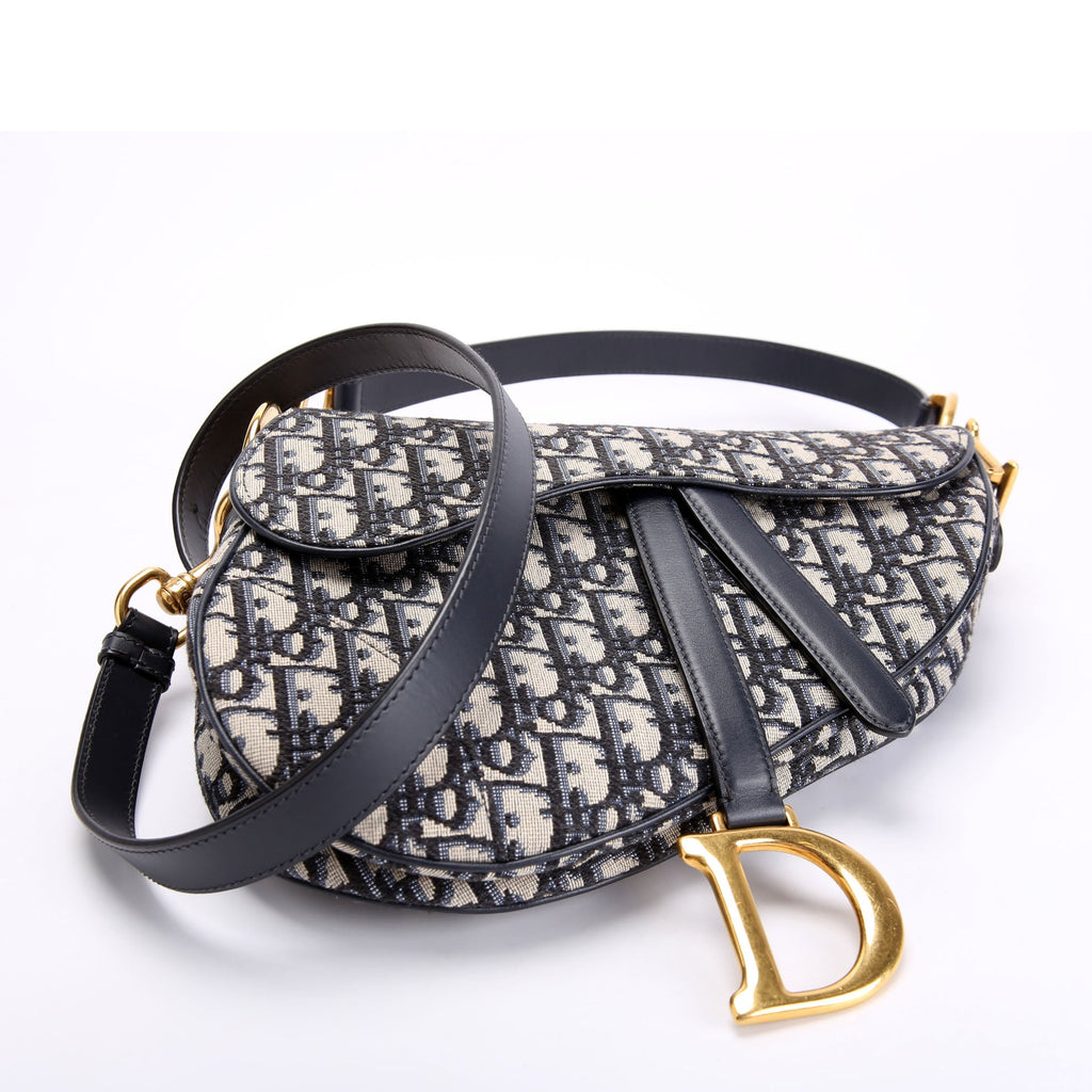 Saddle Bag With Jacquard Strap Oblique