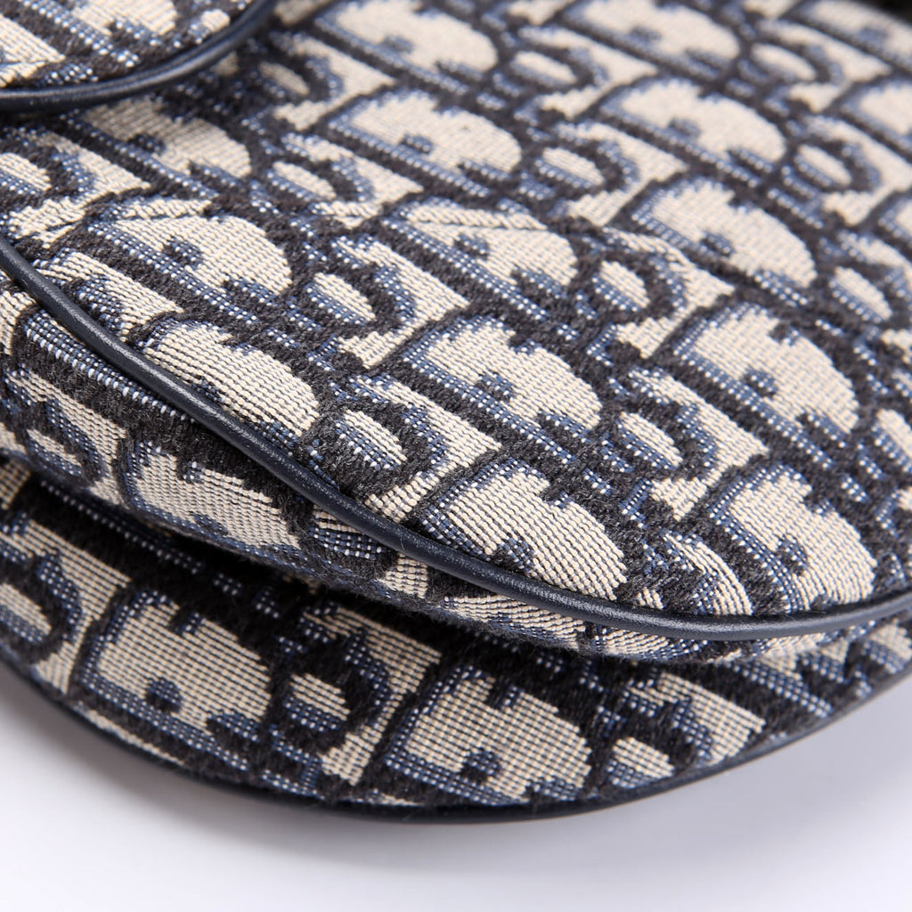 Saddle Bag With Jacquard Strap Oblique