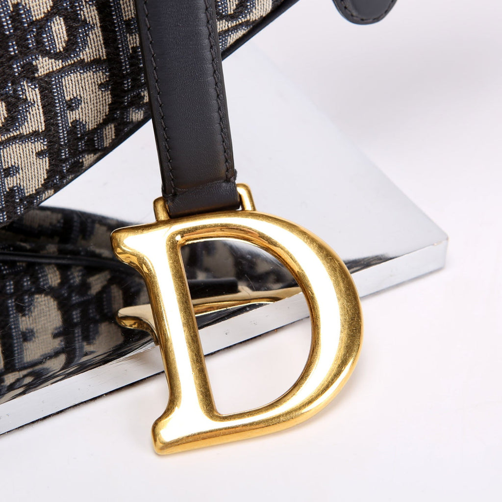 Saddle Bag With Jacquard Strap Oblique