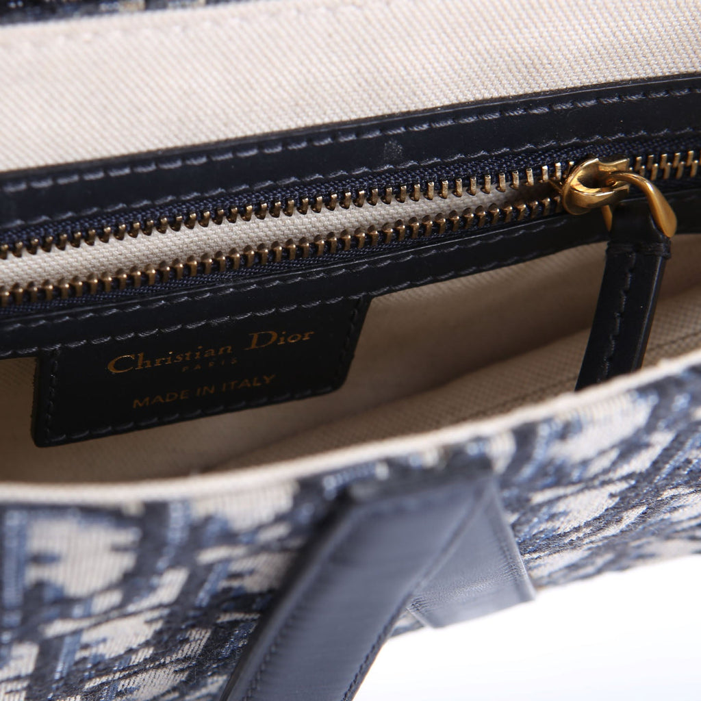 Saddle Bag With Jacquard Strap Oblique