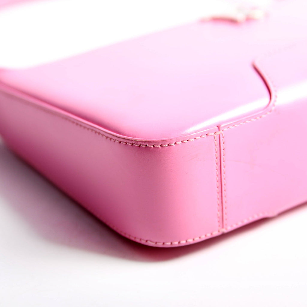 TB Zip Shoulder Bag Medium Pink