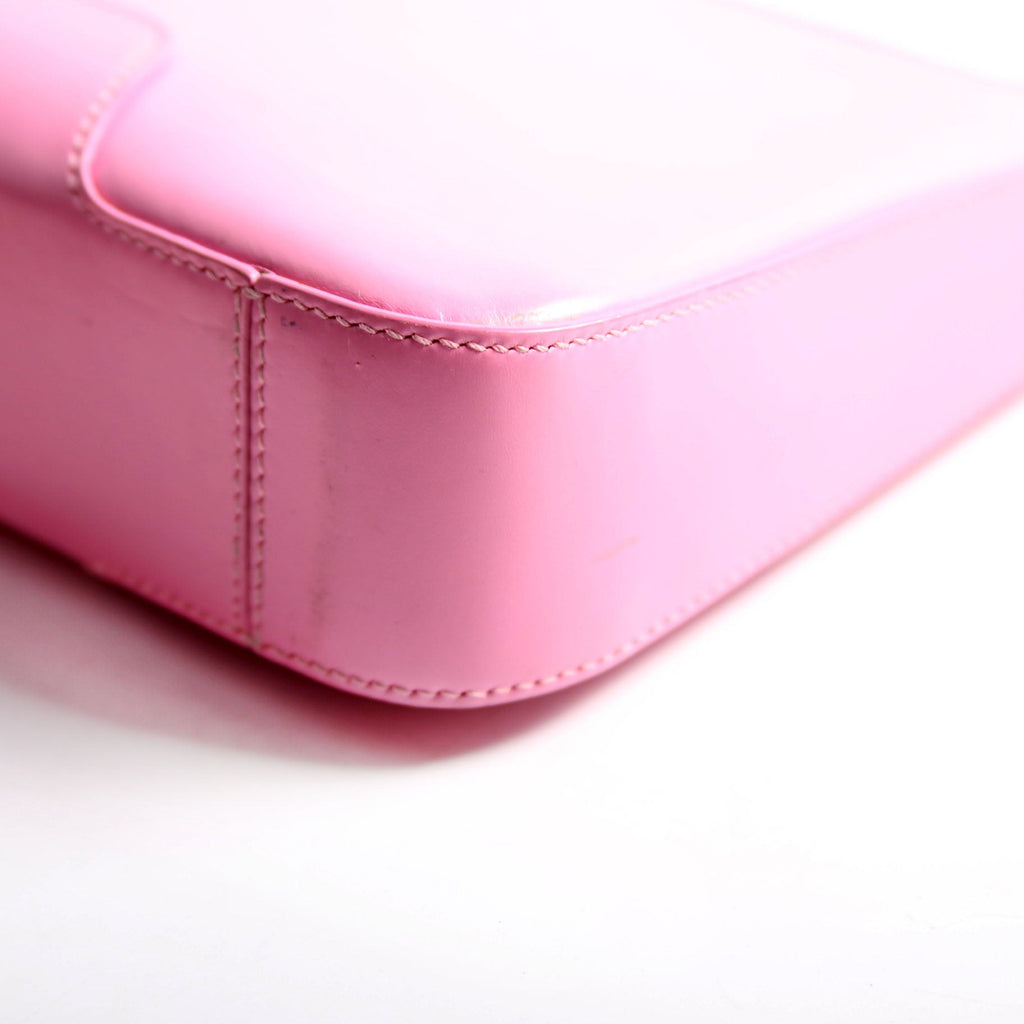 TB Zip Shoulder Bag Medium Pink