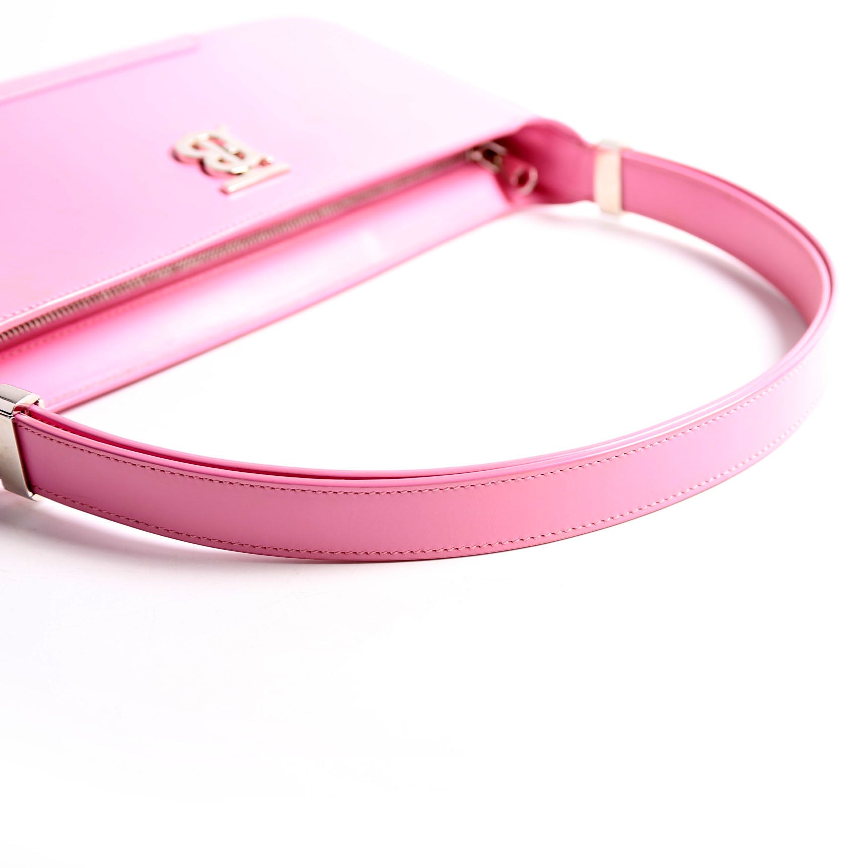 TB Zip Shoulder Bag Medium Pink