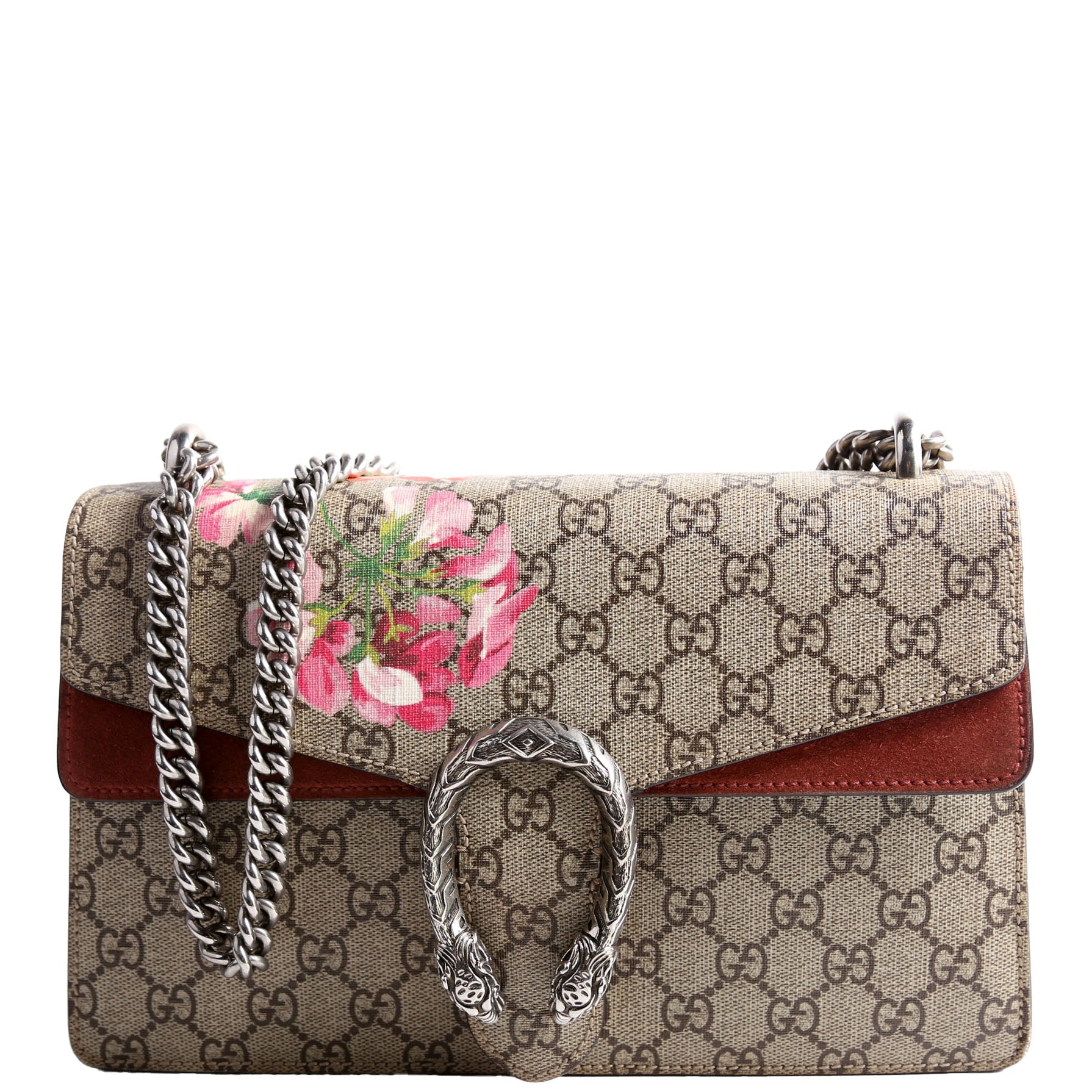 Gucci 400249 Dionysus GG Blooms Small Burgundy