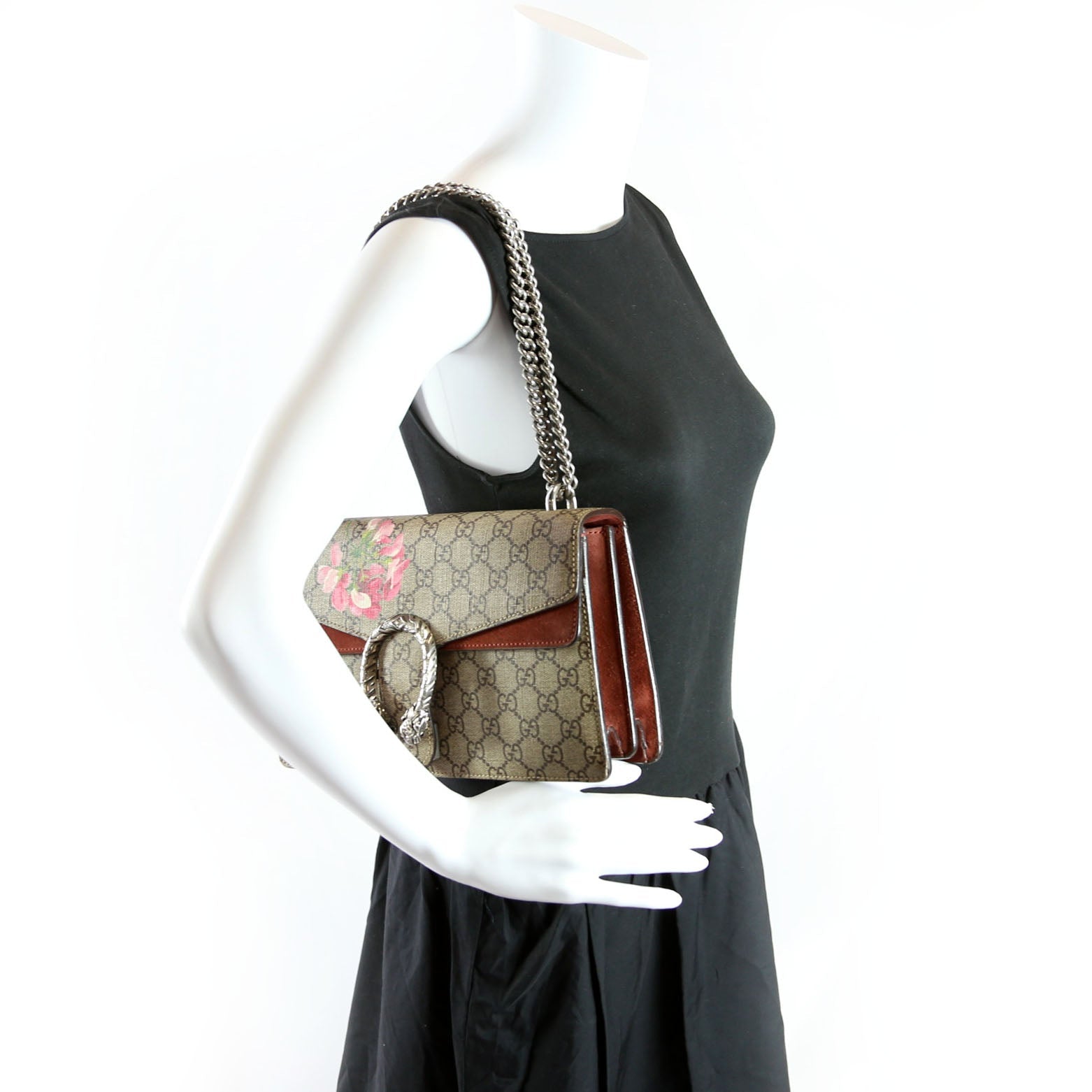 Gucci 400249 Dionysus GG Blooms Small Burgundy