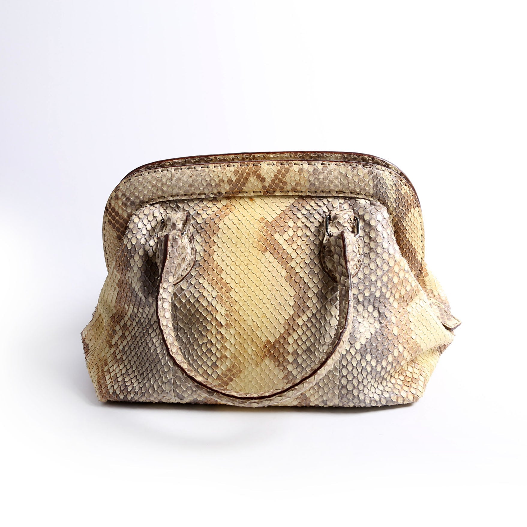 8BN127 Selleria Doctor Bag Python