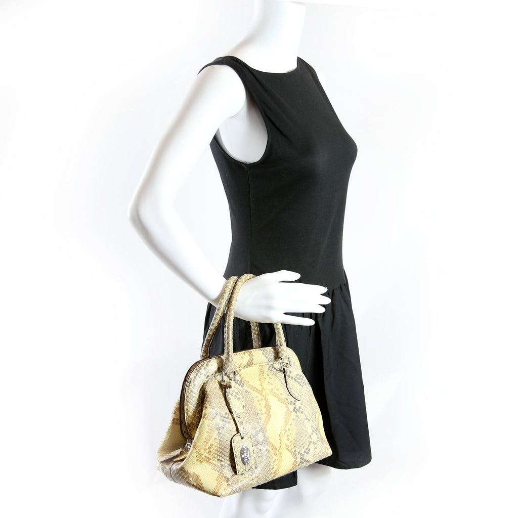 8BN127 Selleria Doctor Bag Python