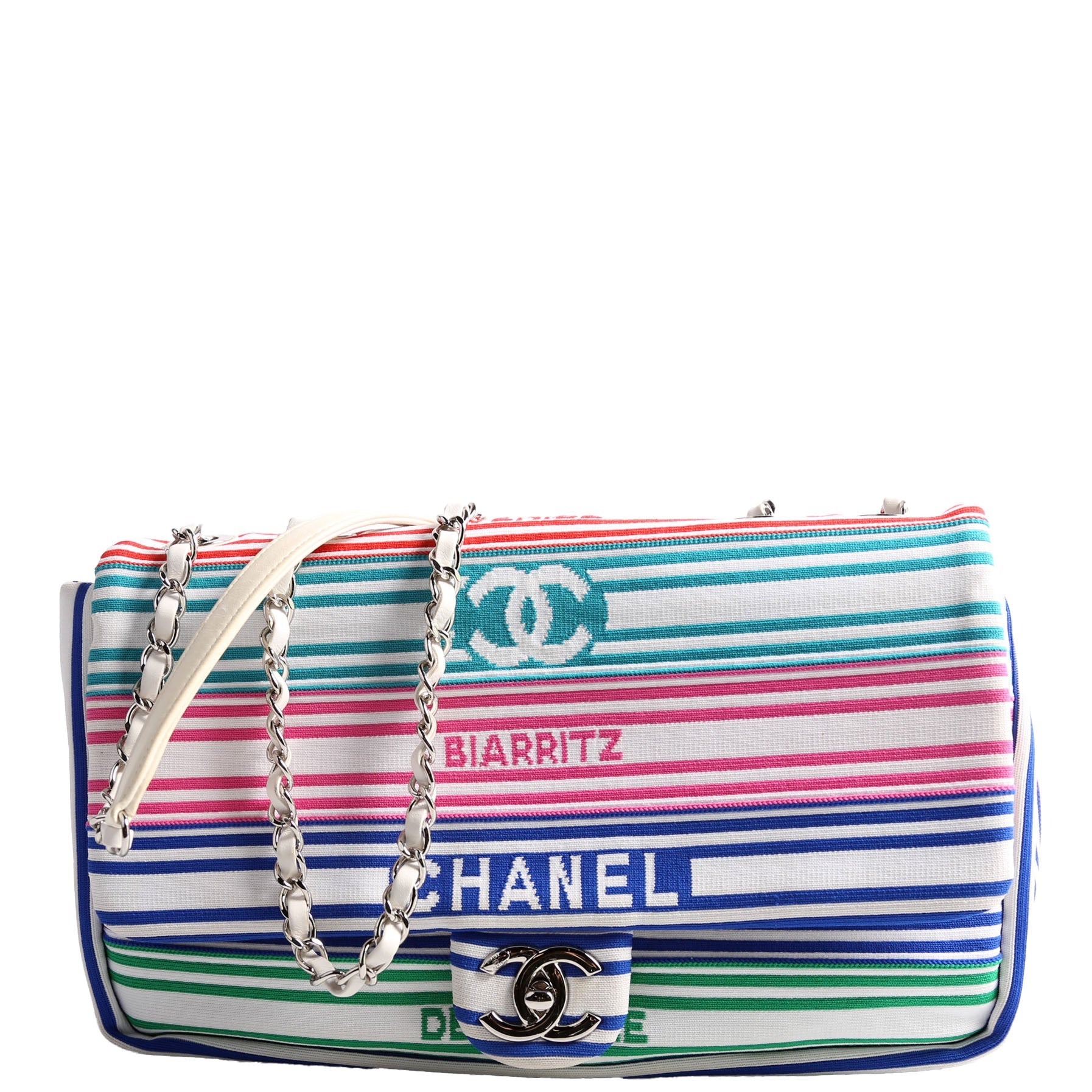 Venise Biarritz Flap Mixed Fibers Lambskin 27M Multicolor