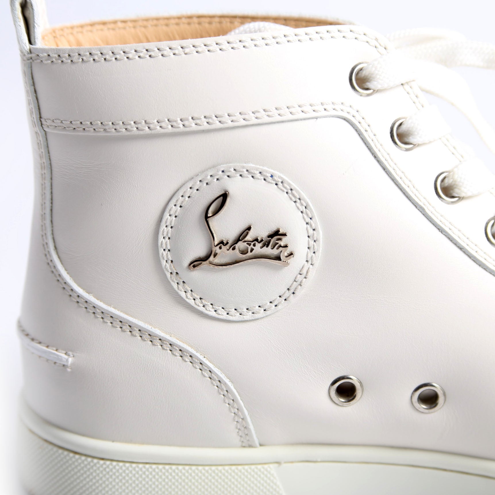 Louis High-Top Sneakers Size 39 White