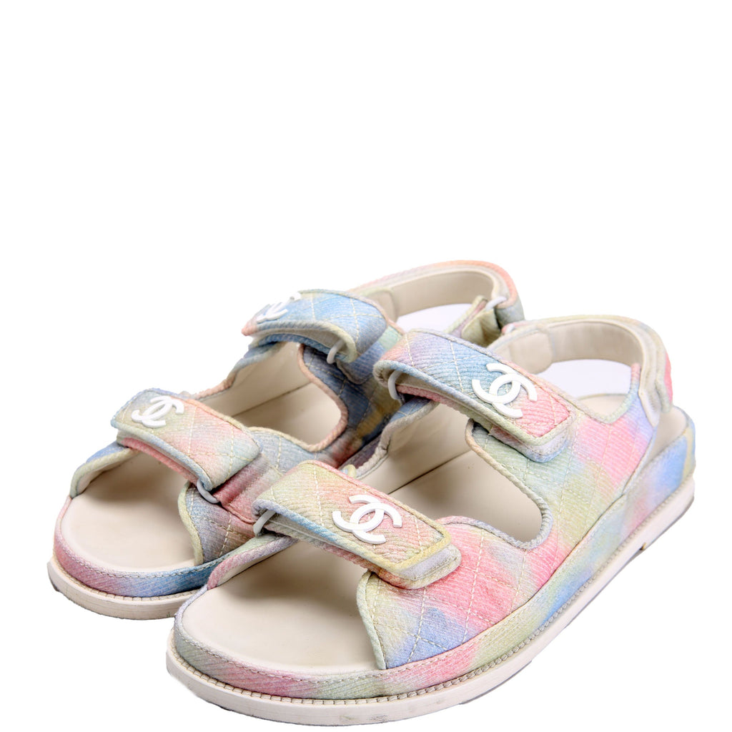 CC Dad Sandals Quilted Fabric Size 42