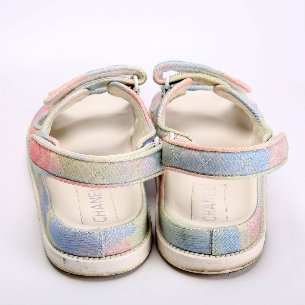 CC Dad Sandals Quilted Fabric Size 42