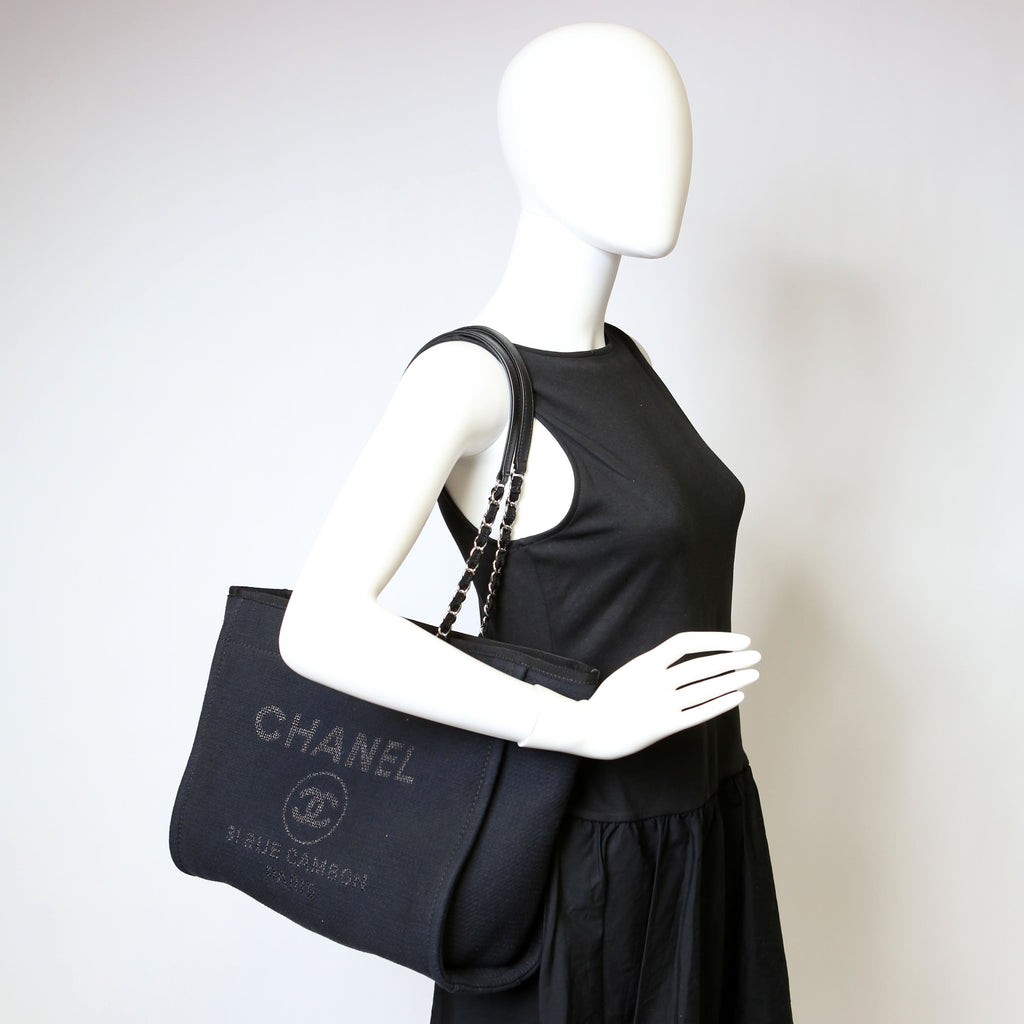 Deauville Small with Pouch Mixed Fibers RFID
