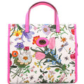 550141 Canvas Flora Tote Medium Pink