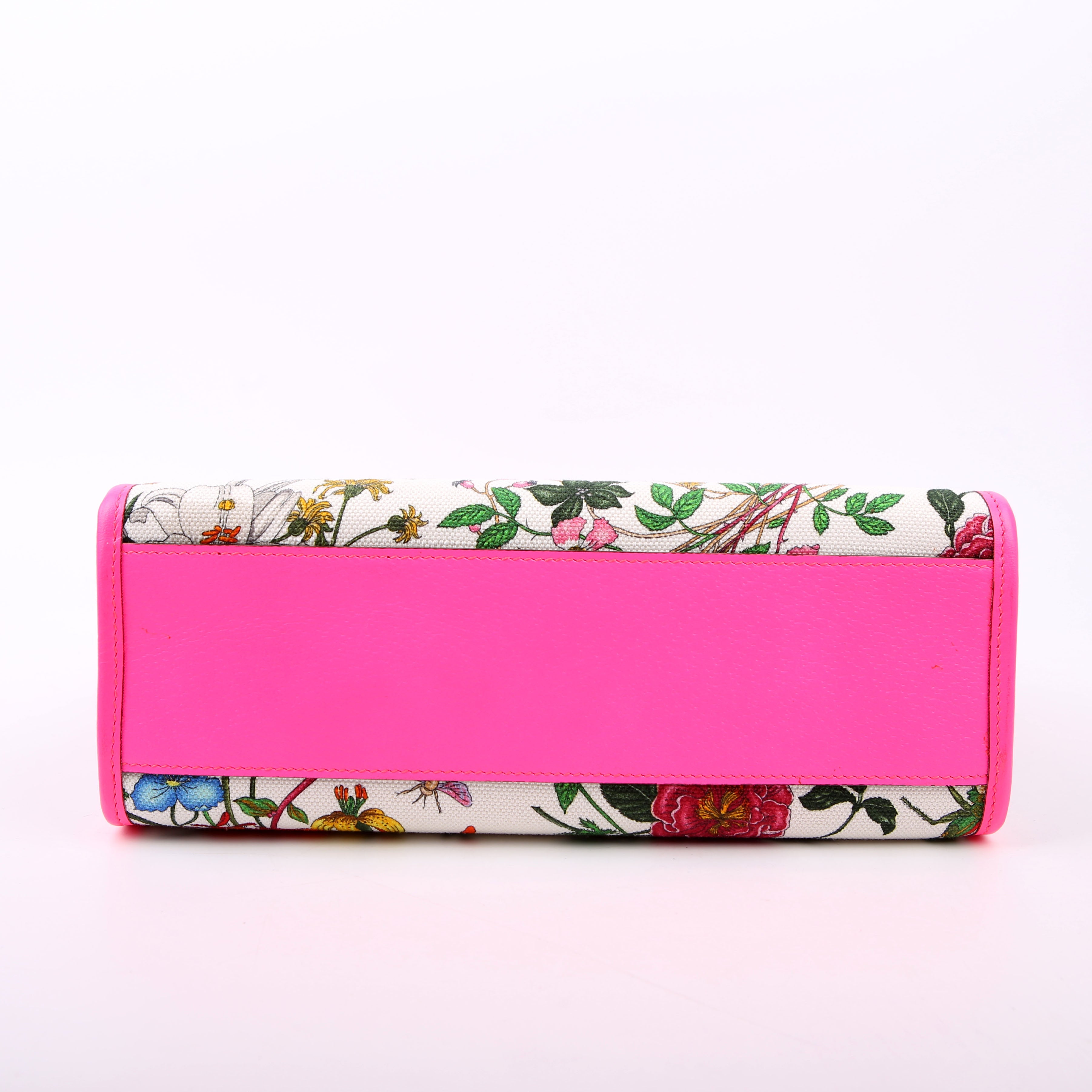 550141 Canvas Flora Tote Medium Pink