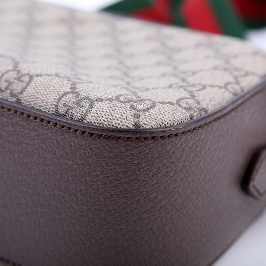 476466 GG Supreme Messenger Bag Brown