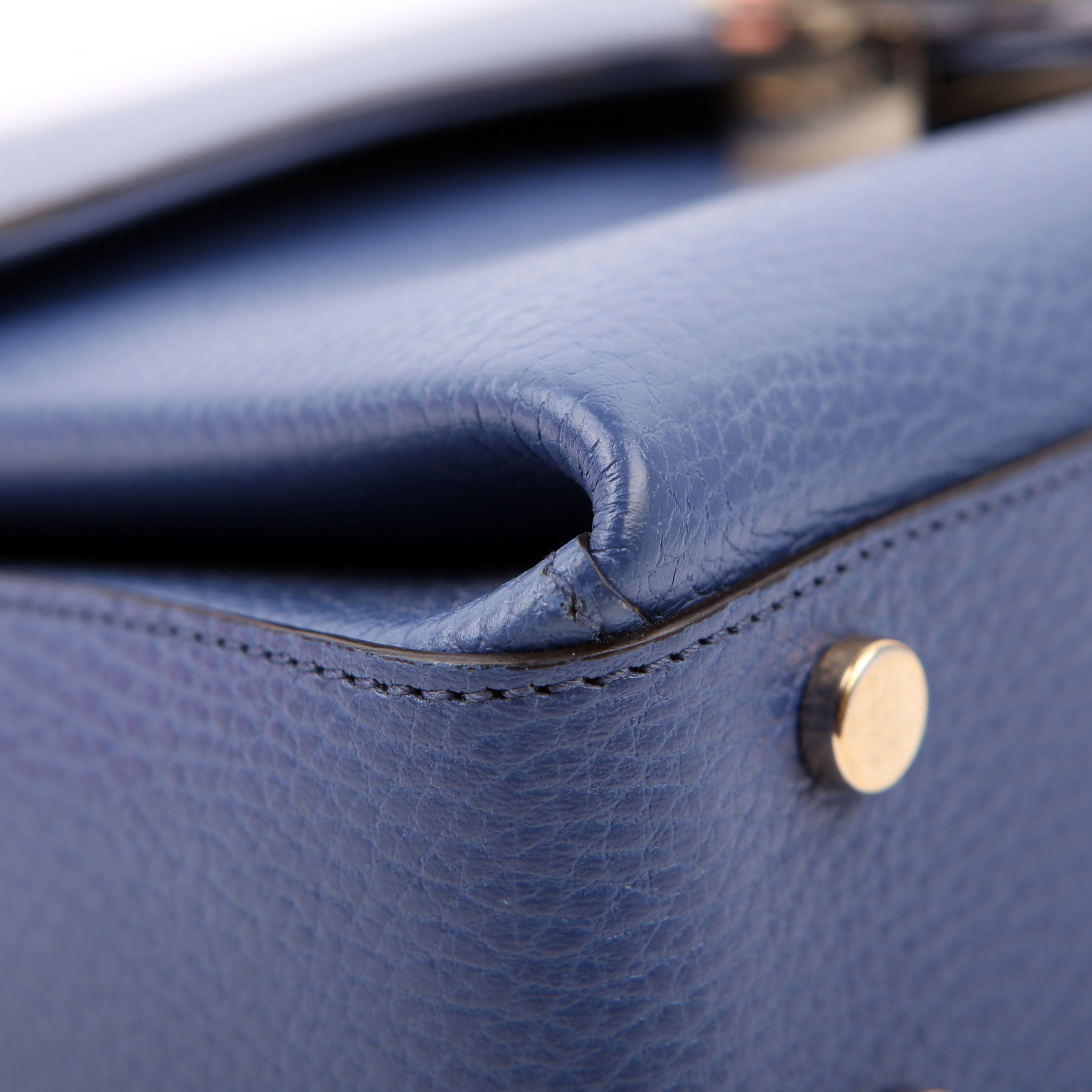 Gucci 510302 Medium Interlocking Satchel Blue