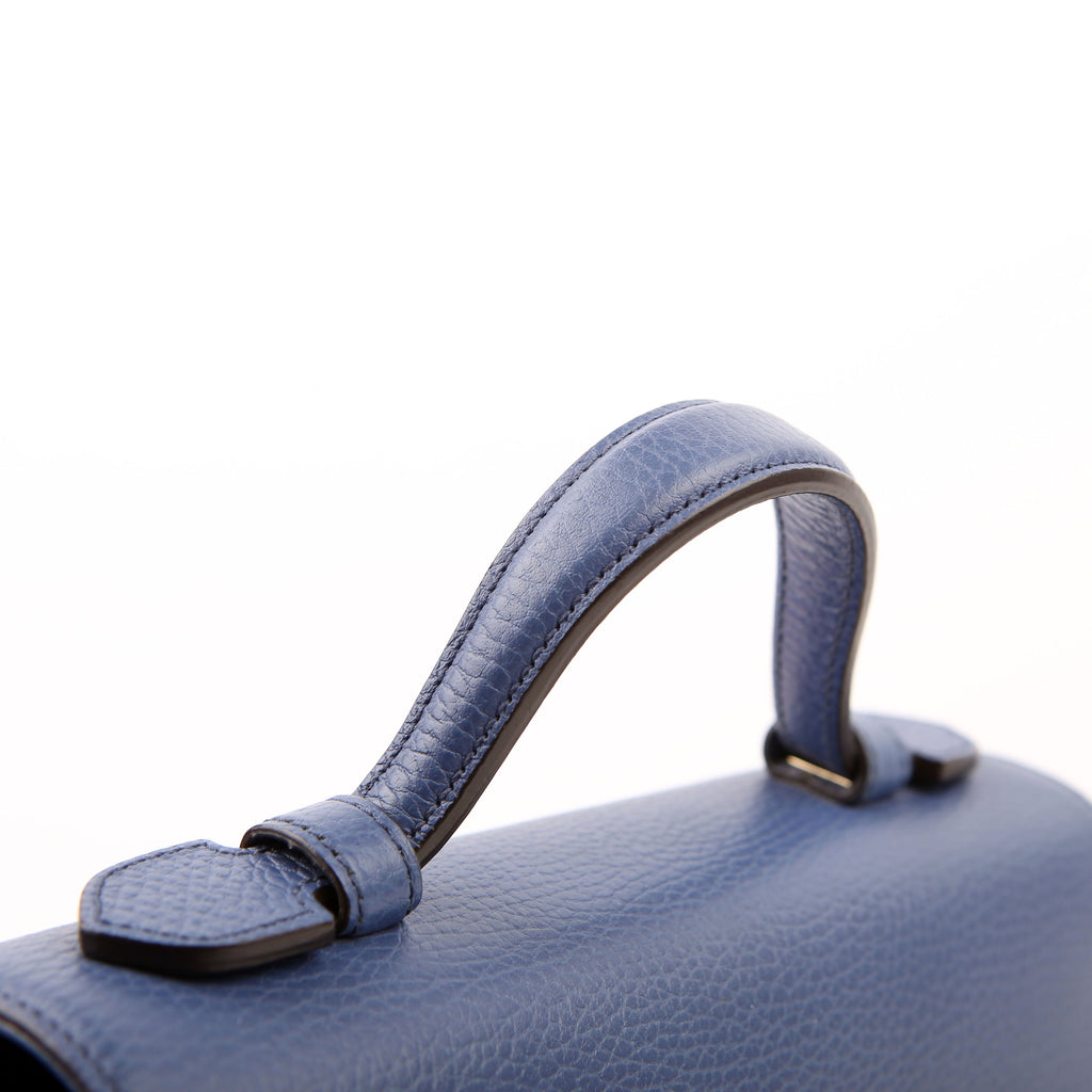 Gucci 510302 Medium Interlocking Satchel Blue