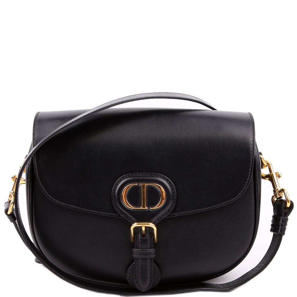 Dior Bobby Bag Medium Grain Leather Black