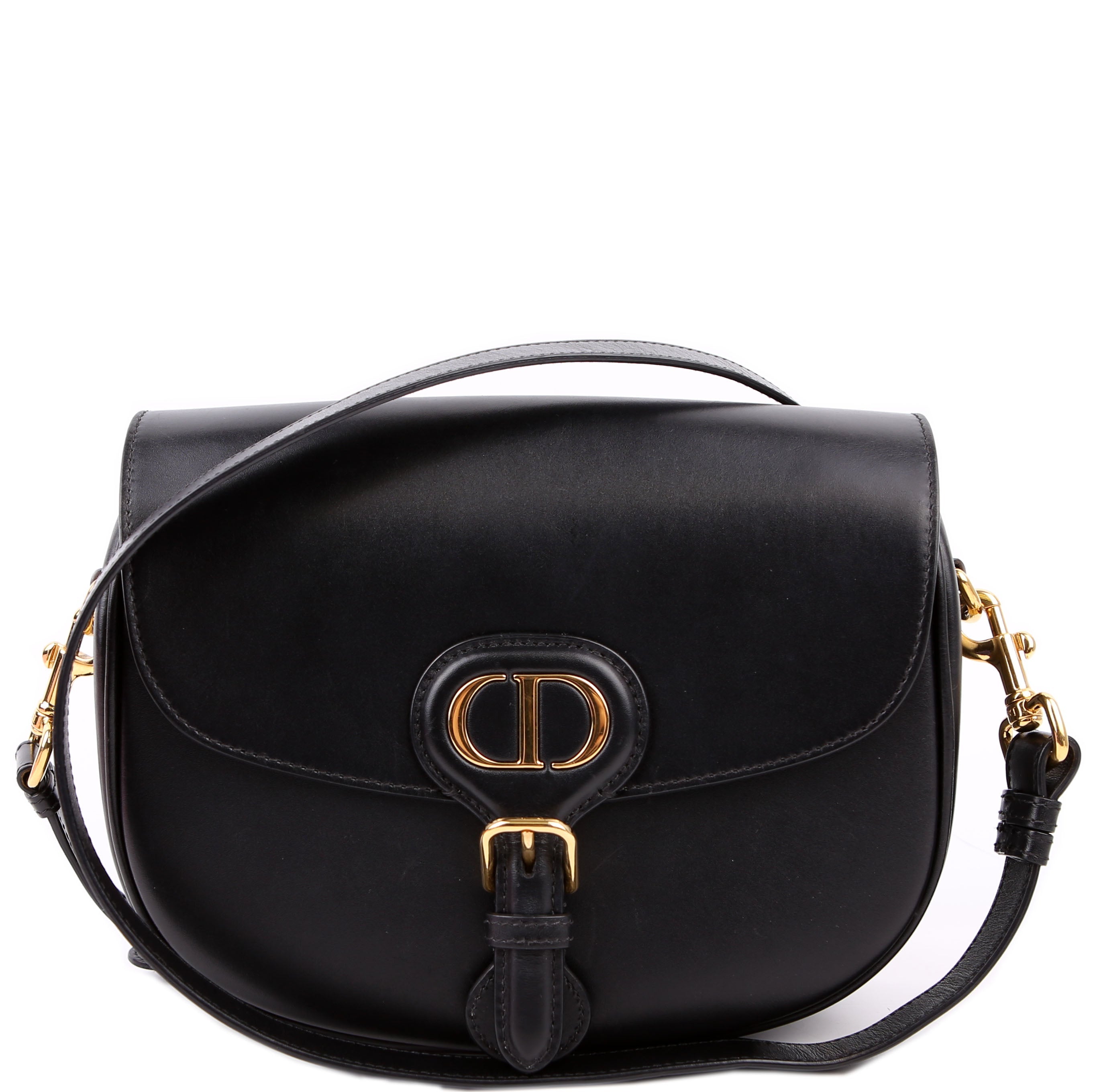 Dior Bobby Bag Medium Grain Leather Black