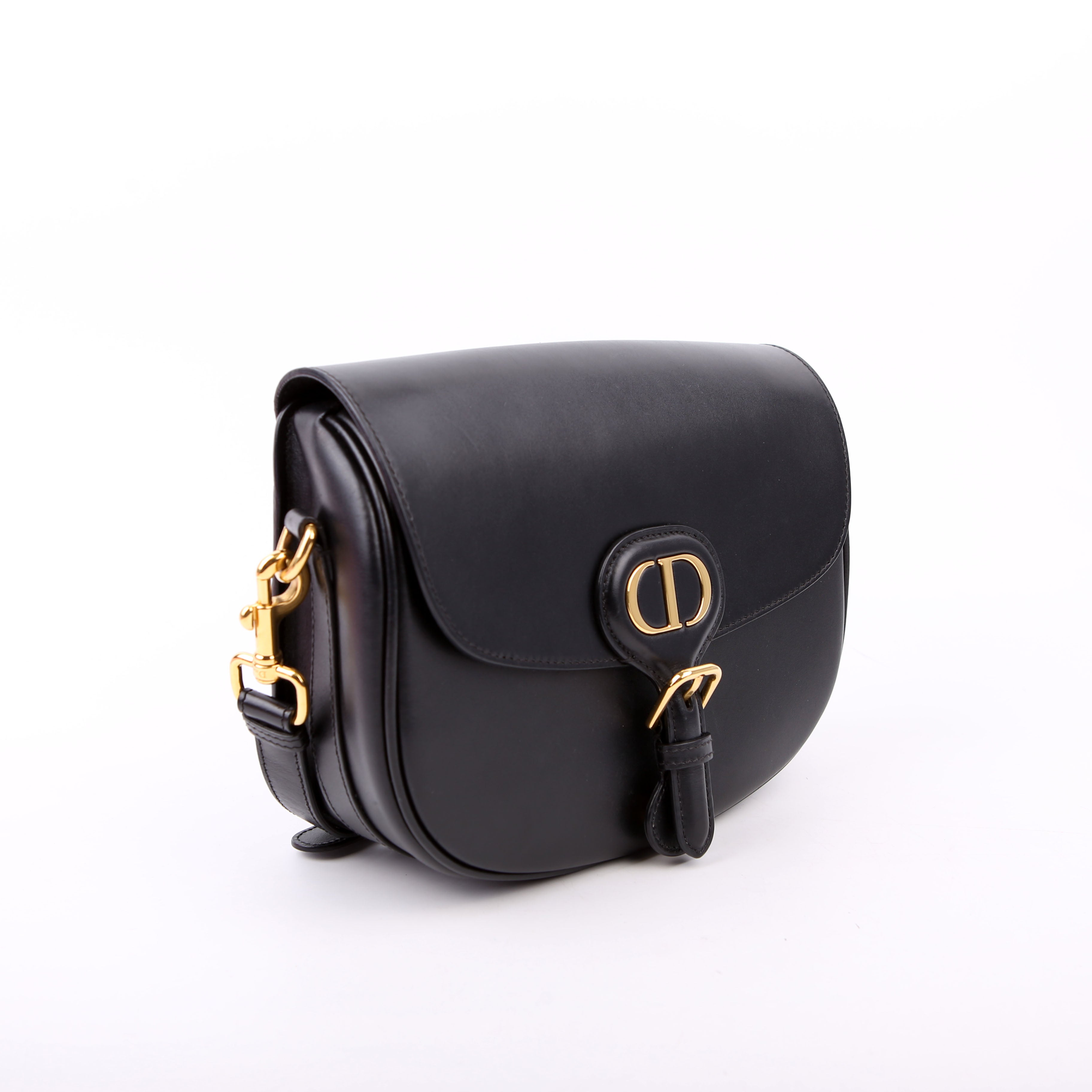 Dior Bobby Bag Medium Grain Leather Black