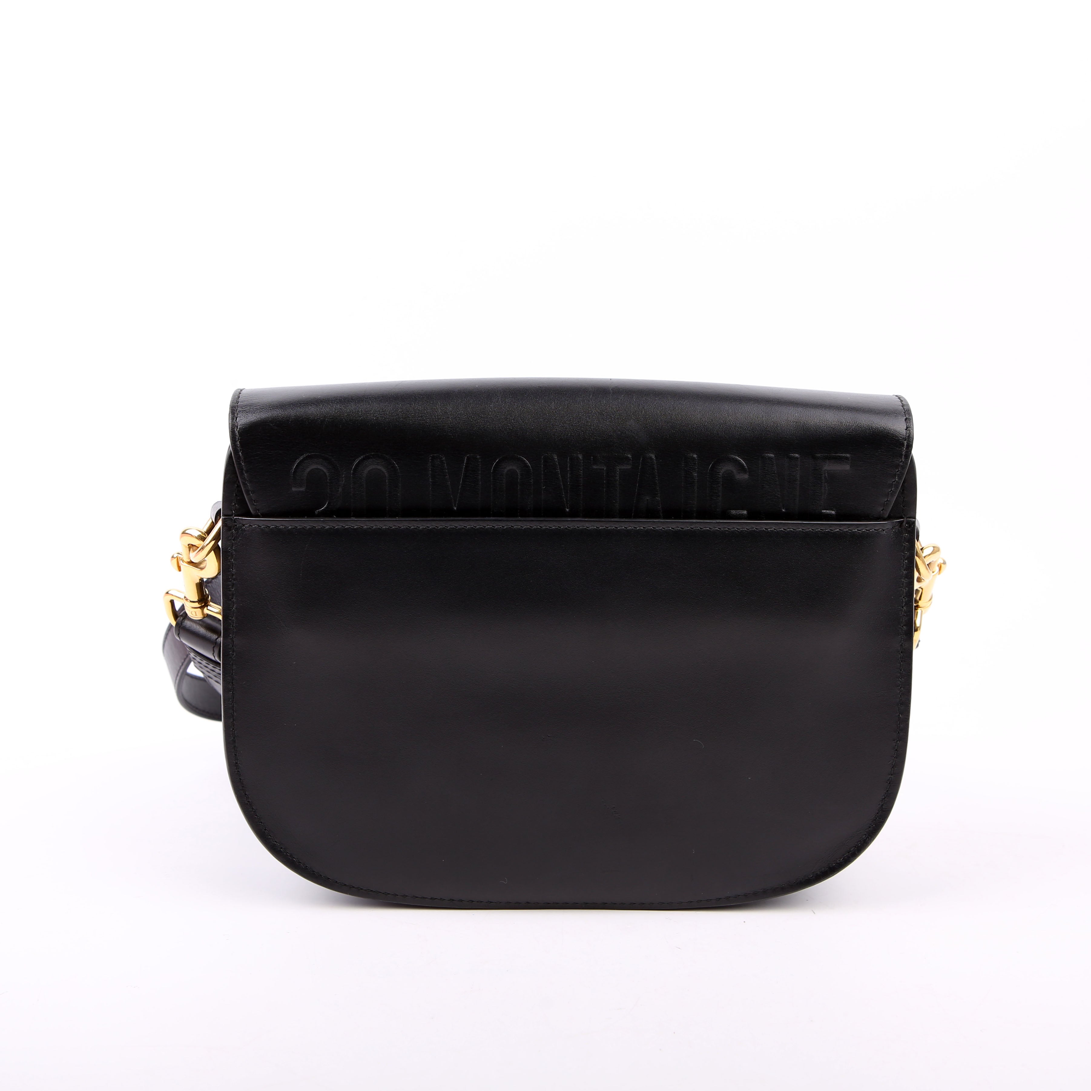 Dior Bobby Bag Medium Grain Leather Black