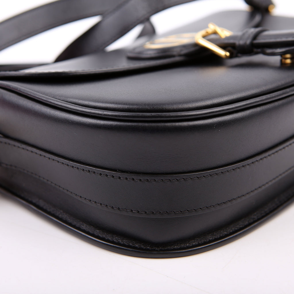 Dior Bobby Bag Medium Grain Leather Black