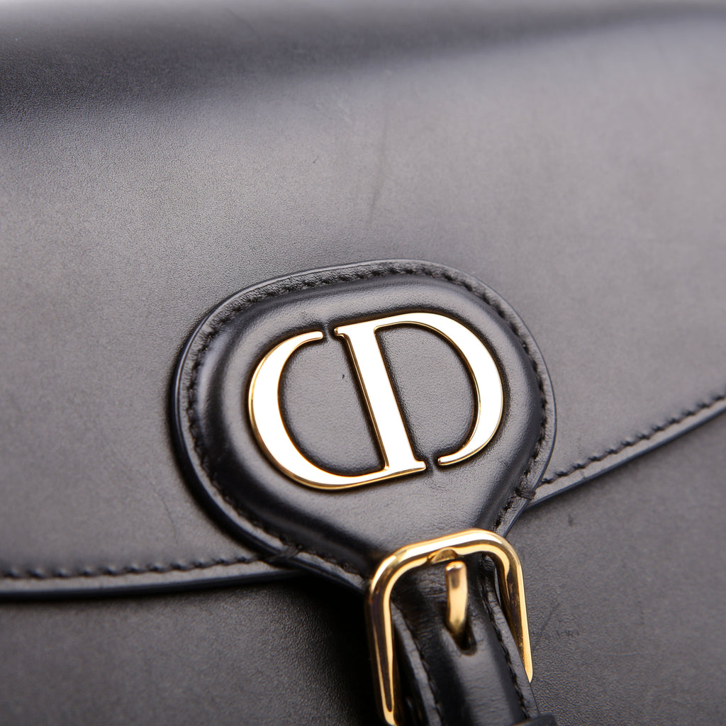 Dior Bobby Bag Medium Grain Leather Black
