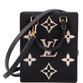 Petite Sac Plat Bicolor Empreinte Black/Cream