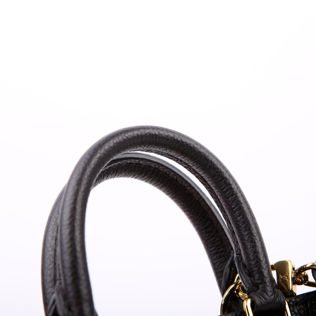 Petite Sac Plat Bicolor Empreinte Black/Cream