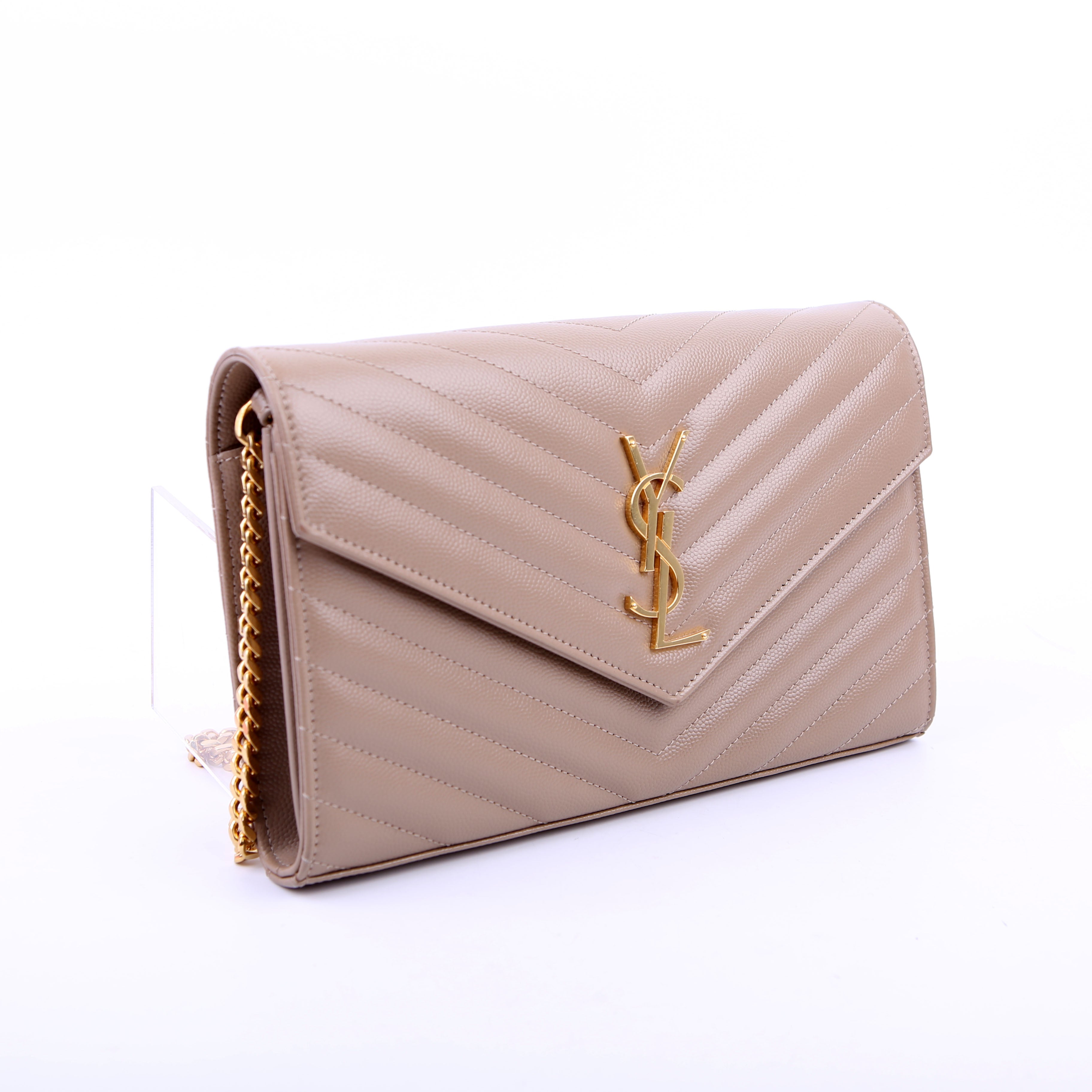 Grain De Chain Wallet 377828 Taupe