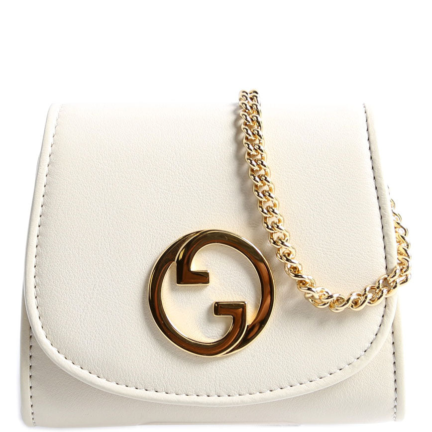 725219 Blondie Leather Chain Wallet