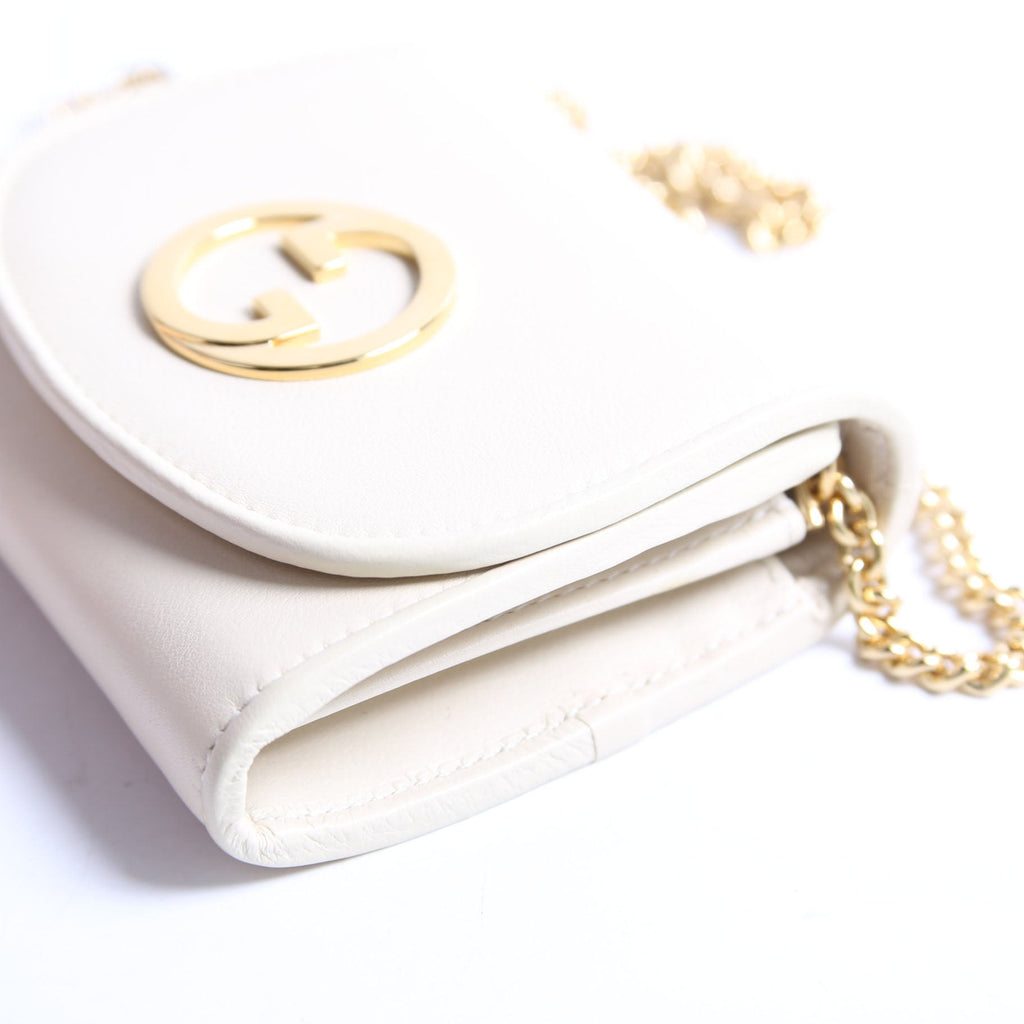 725219 Blondie Leather Chain Wallet