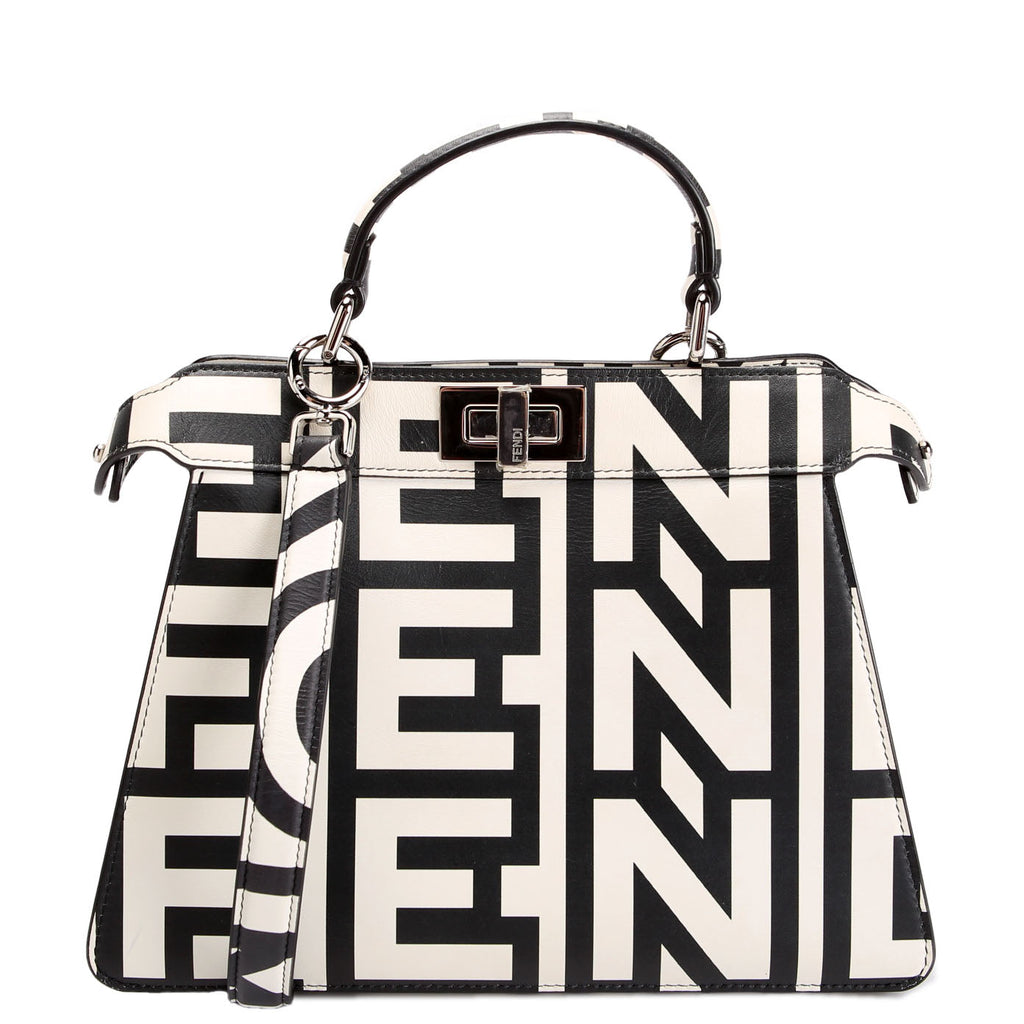 X Marc Jacobs Peekaboo ISeeU Small Black and White