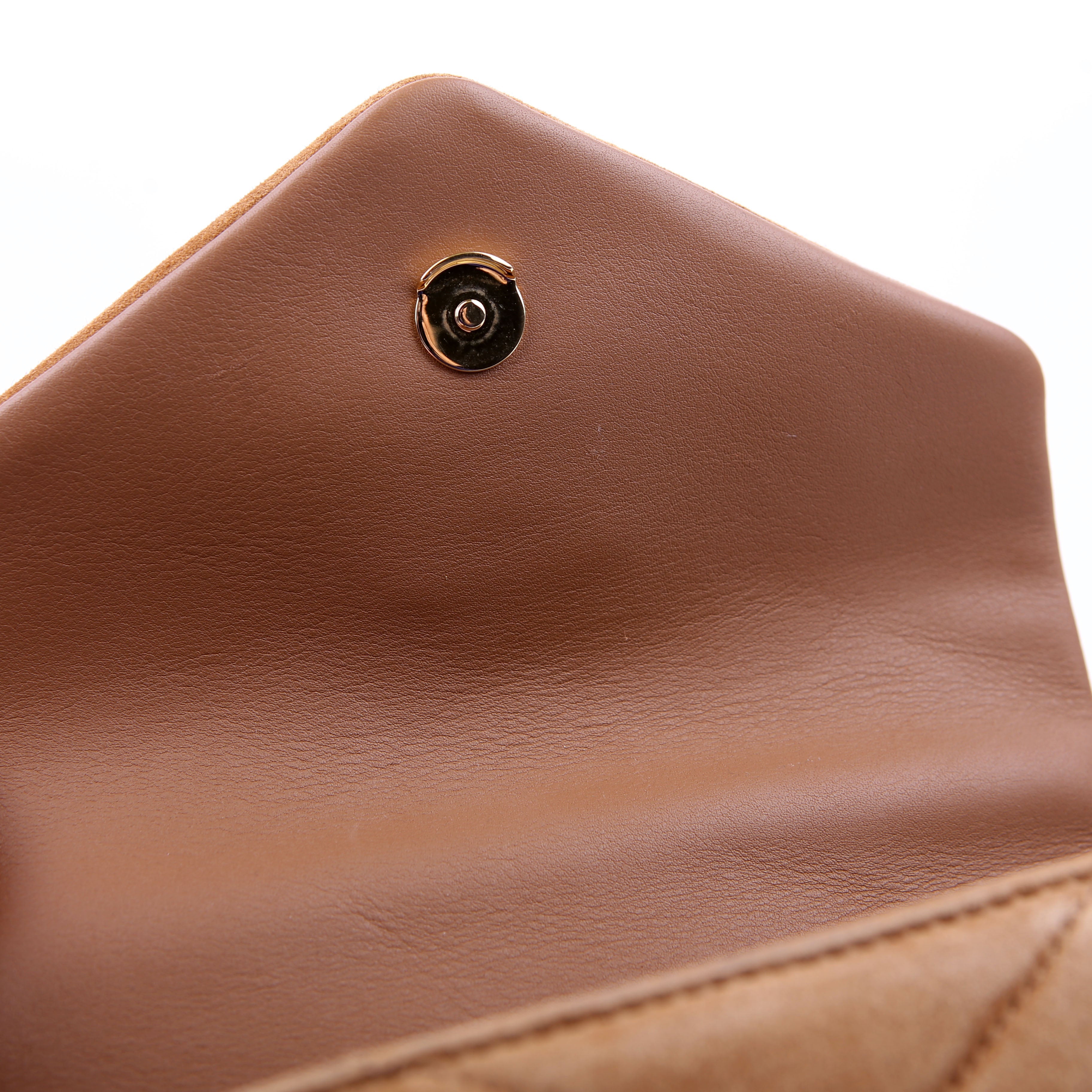 SAINT LAURENT Loulou Suede Satchel Toy Crossbody 678401 Brown