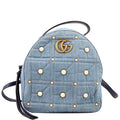 Gucci 476671 Marmont Backpack Denim