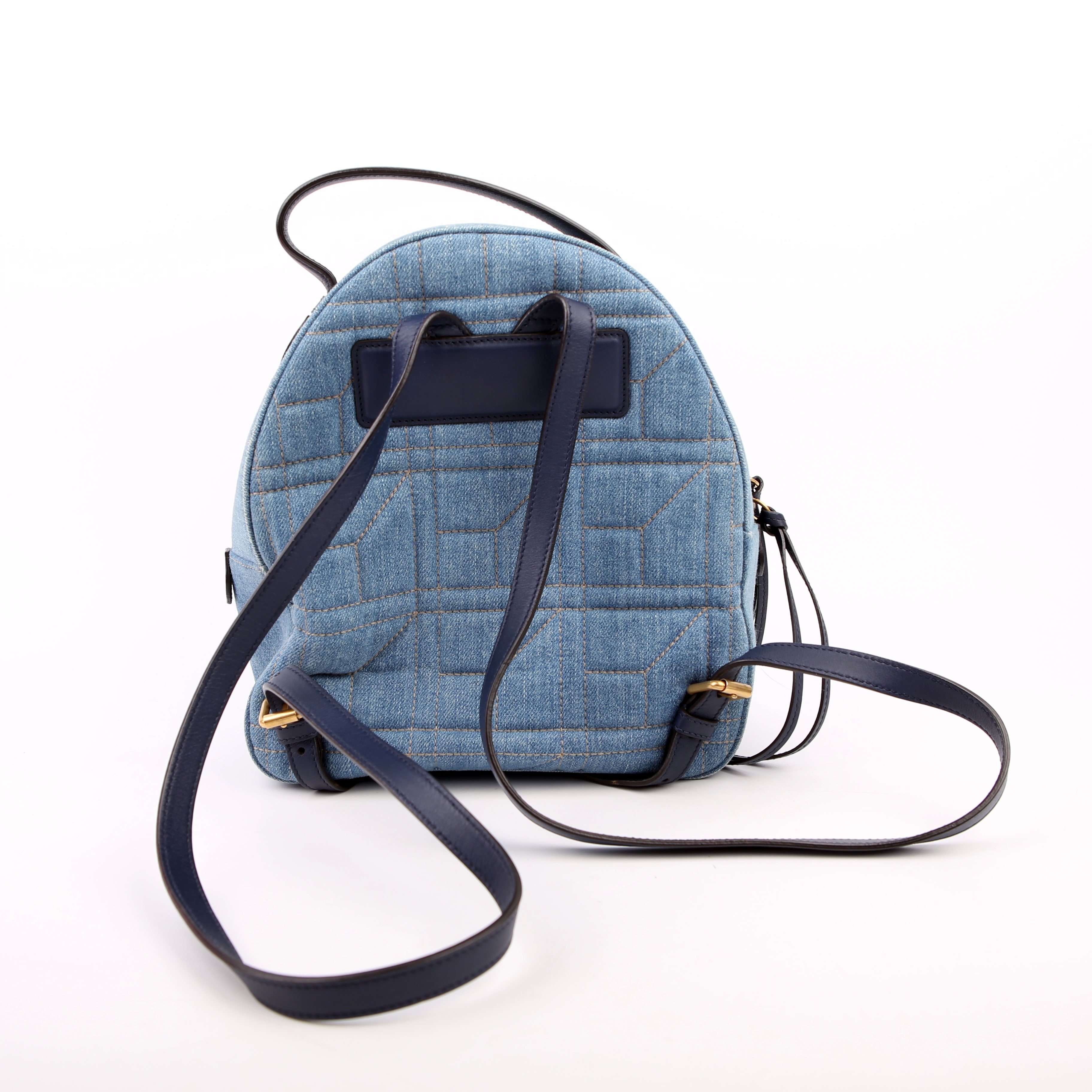 Gucci 476671 Marmont Backpack Denim