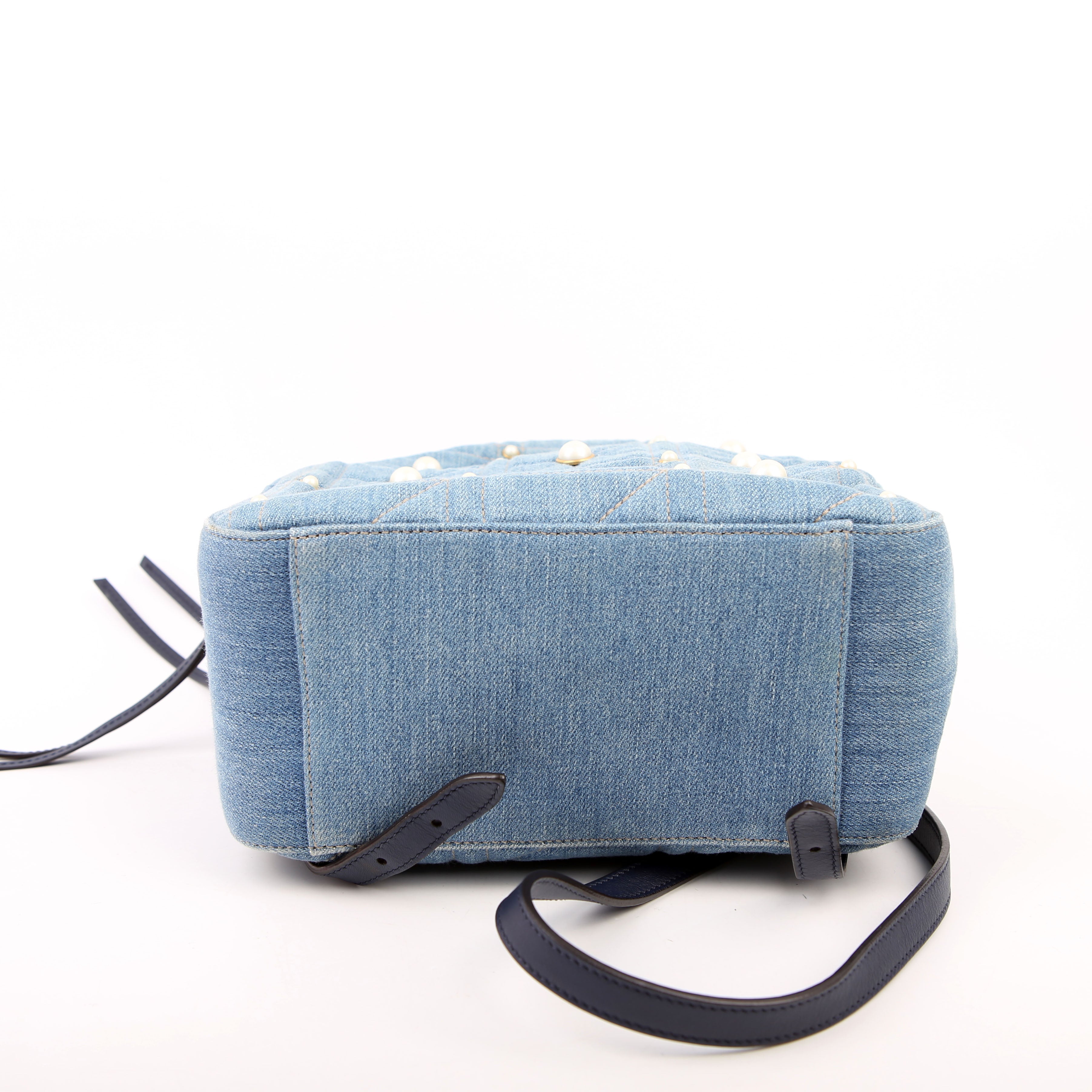 Gucci 476671 Marmont Backpack Denim