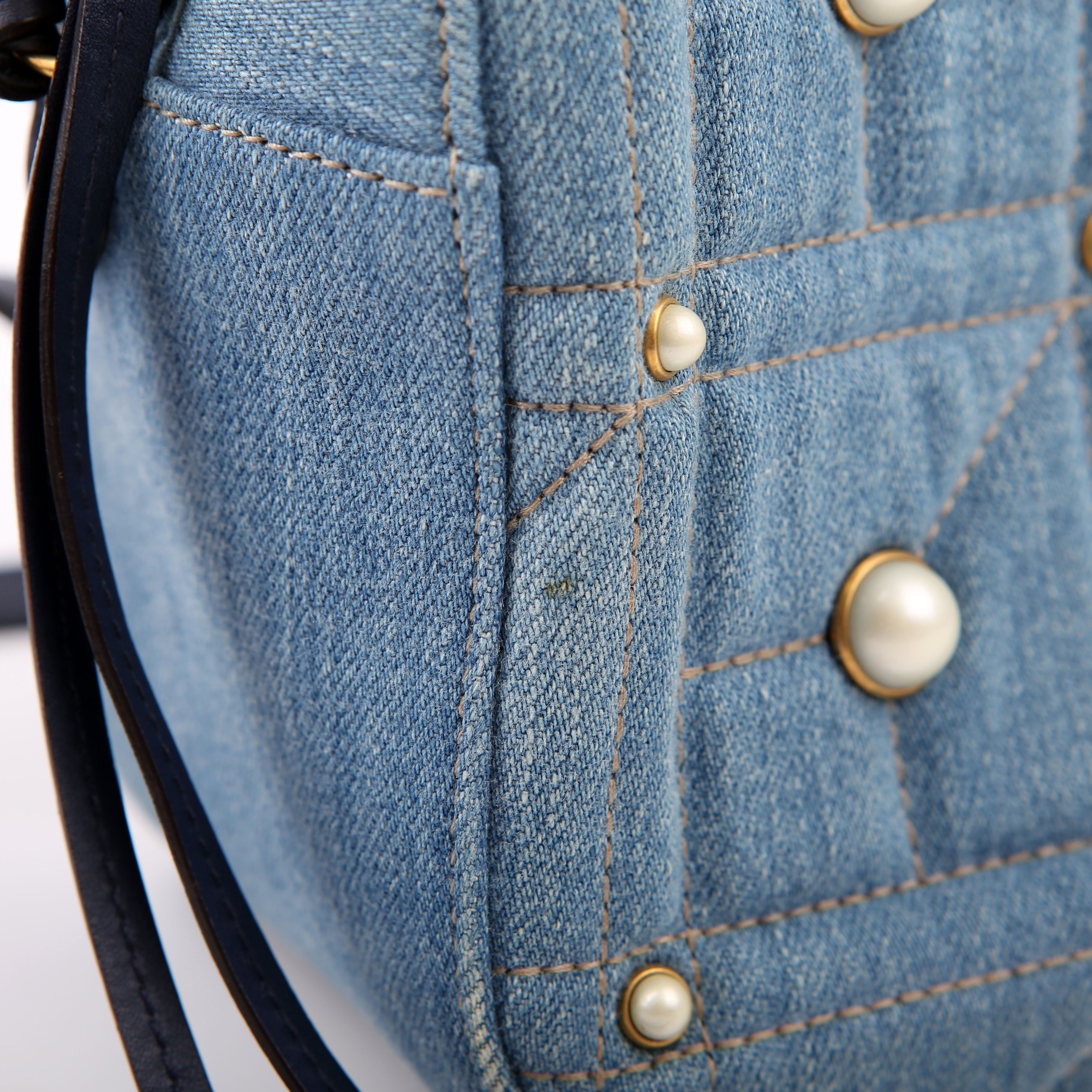 Gucci 476671 Marmont Backpack Denim