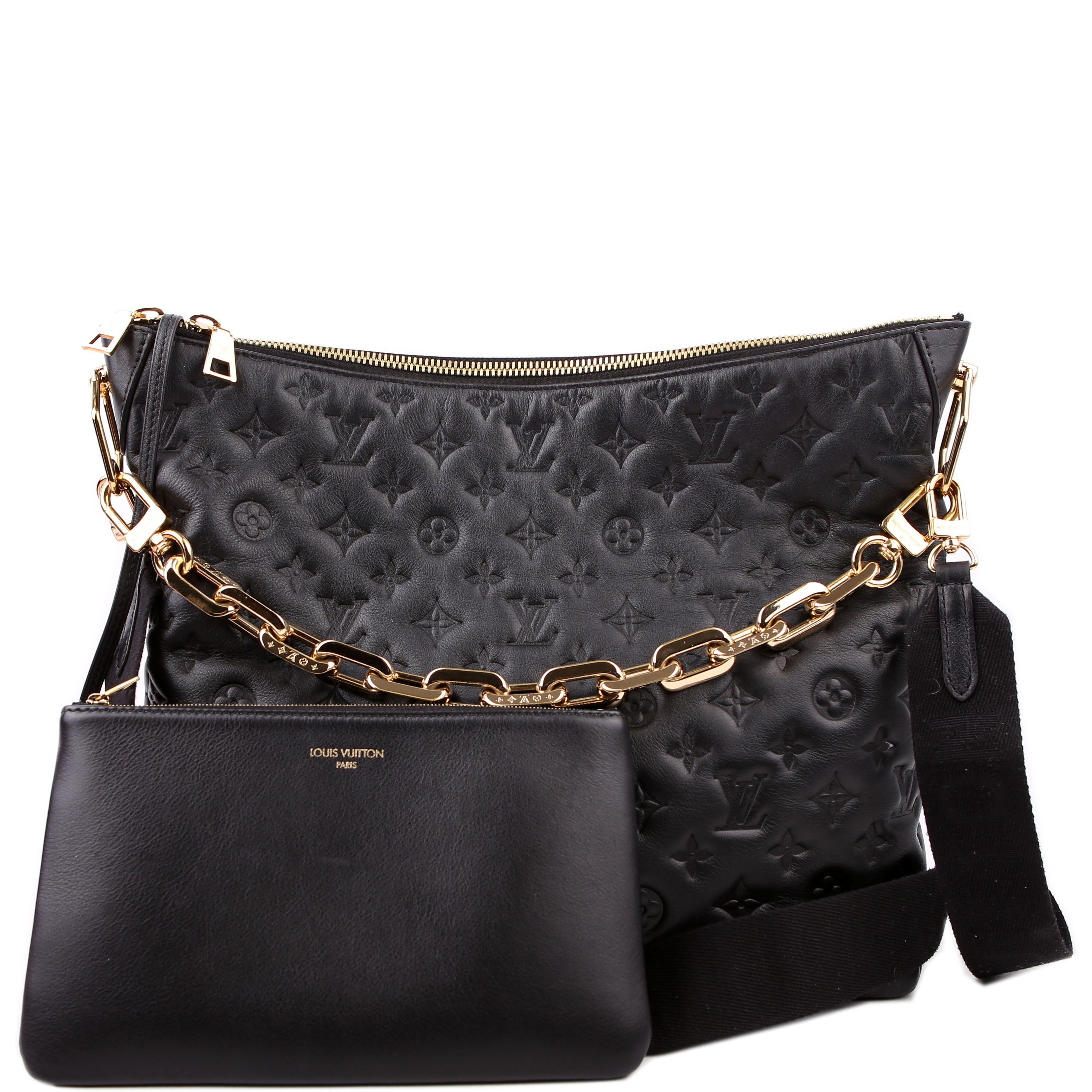 Coussin Hobo MM Lambskin Black